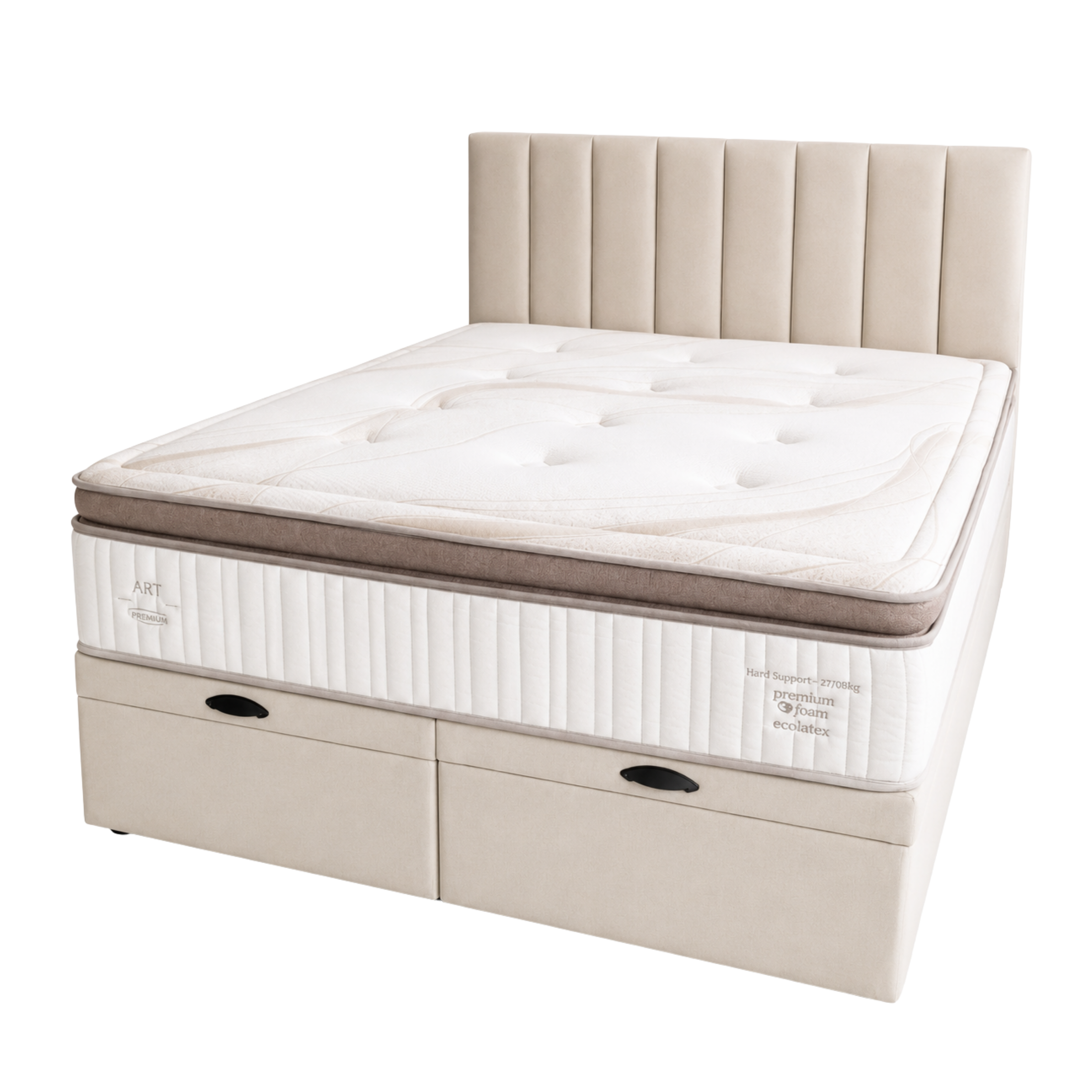 Cama Box Bege